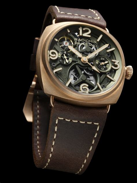 panerai radiomir tourbillon bronzo